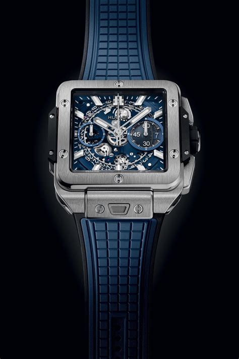 hublot unico square|Square Bang Unico Titanium 42 mm .